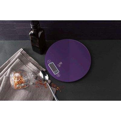 BerlingerHaus Váha kuchyňská digitální kulatá 5 kg Purple Eclipse Collection