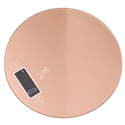 BerlingerHaus Váha kuchyňská digitální kulatá 5 kg Rosegold Metallic Line