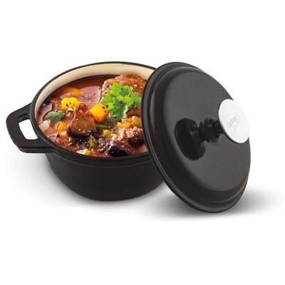Lamart LT1207 Litinový hrnec se smaltovaným povrchem IRON, 18 cm