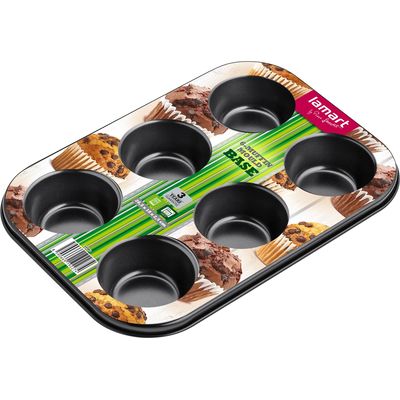Lamart LT3071 Forma na 6 muffinů BASE, 26,5 x 18 cm