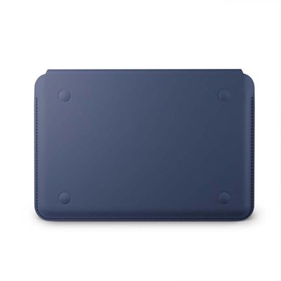 EPICO Kožený obal pro Apple MacBook Air/Pro 13,3 - tmavě modrý