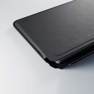 EPICO Kožený obal pro Apple MacBook Pro 14 - černý