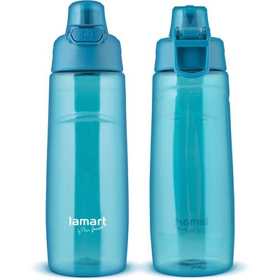 Lamart LT4061 Sportovní láhev 0,7 l LOCK, modrá