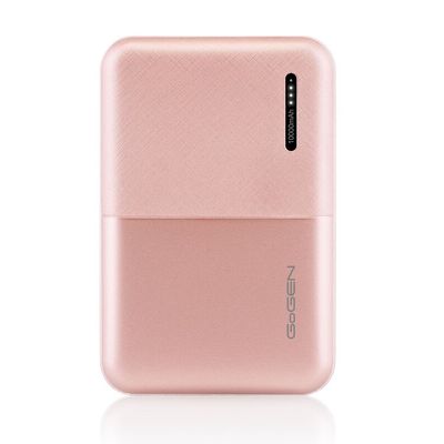 GoGEN 10000 mAh, PB100007, metalická - růžová
