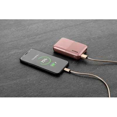 GoGEN 10000 mAh, PB100007, metalická - růžová