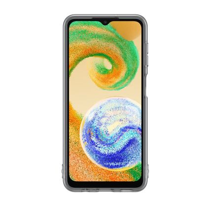 Samsung Poloprůhledný zadní kryt Soft Clear pro Galaxy A04s černý