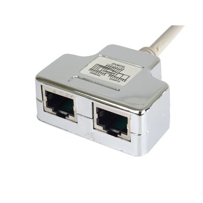 PremiumCord Modulární RJ45 distributor 2 porty 10/100Base T