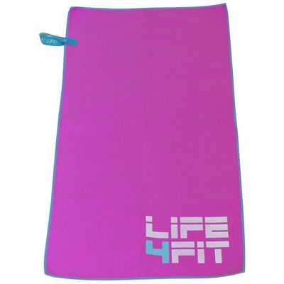 LifeFit rychleschnoucí ručník z mikrovlákna 70x140cm, fialový