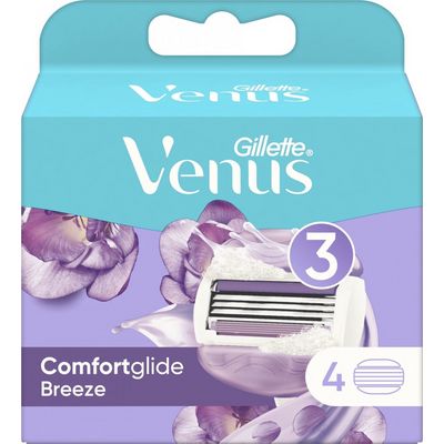 Gillette Venus ComfortGlide Breeze Náhradní břity, 4 ks
