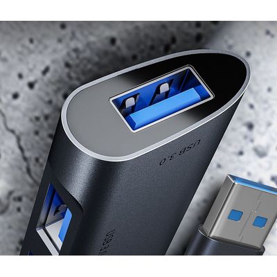 C-tech UHB-U3-AL, 4x USB 3.2 Gen 1