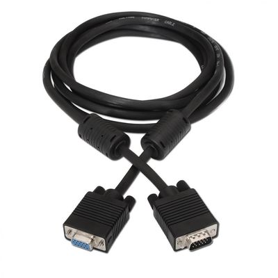 PremiumCord Kabel prodlužovací HQ(Coax) 2x ferrit, SVGA, DDC2, 3xCoax+8žil, 2m