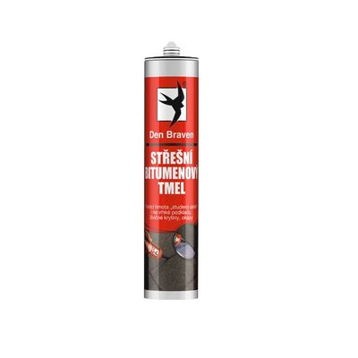 Den Braven Střešní bitumenový tmel, 310ml, černá