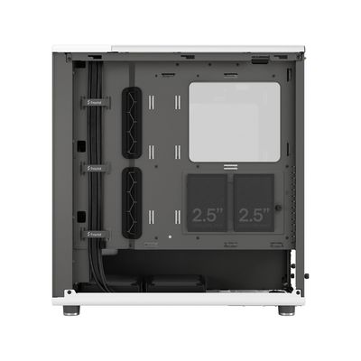 Fractal Design North Chalk White TG Clear Tint