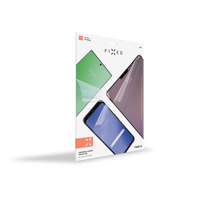 Univerzální ochranná folie FIXED Screen Protector pro displeje do 12, 250x185 mm, čirá