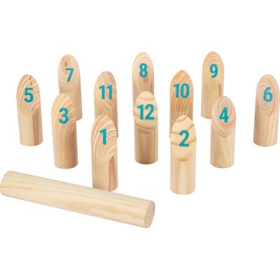small foot Vikingské kostky Kubb s čísly Active