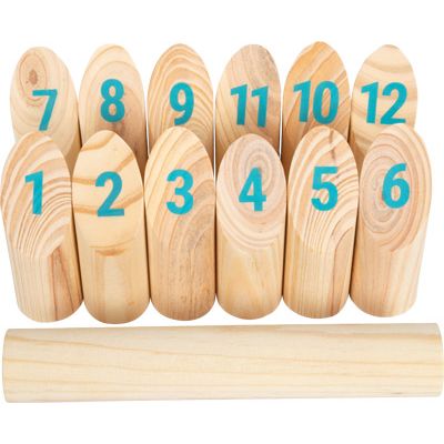 small foot Vikingské kostky Kubb s čísly Active