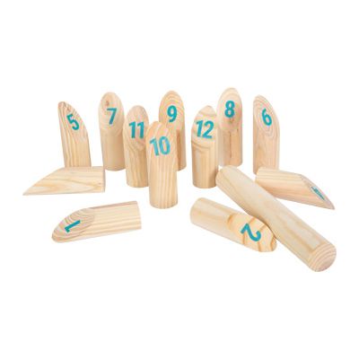 small foot Vikingské kostky Kubb s čísly Active