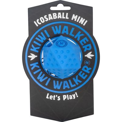 Kiwi Walker Gumová hračka ICOSABALL s dírou na pamlsky, Mini 6,5cm, Růžová