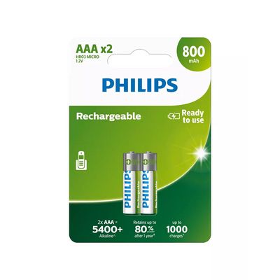 PHILIPS R03B2A80/10 AAA Nabíjecí baterie (2ks)
