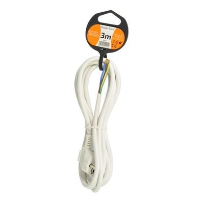 Solight flexo kabel, 3x 1mm2, bílá, 3m