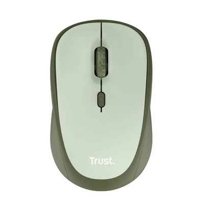 Trust YVI+ Silent Wireless Mouse ECO, zelená