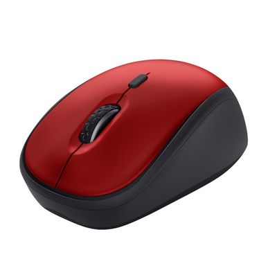 Trust YVI+ Silent Wireless Mouse ECO, červená