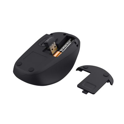 Trust YVI+ Silent Wireless Mouse ECO, červená