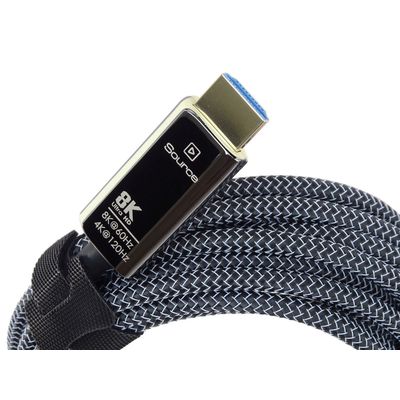 PremiumCord Ultra High Speed HDMI 2.1 optický fiber kabel 8K@60Hz,zlacené 25m