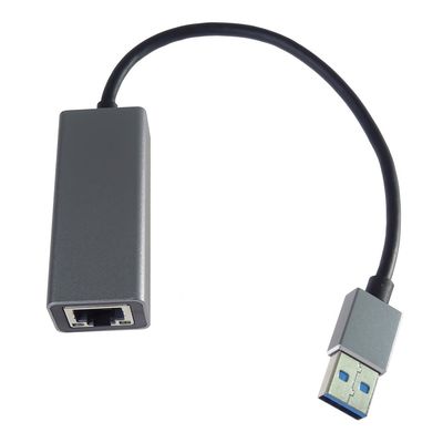 PremiumCord adaptér USB3.0 -> LAN RJ45 ETHERNET 10/100/1000 MBIT Aluminium