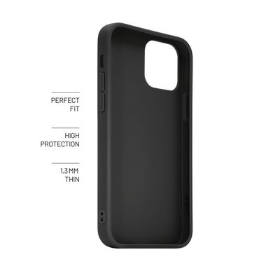 Zadní pogumovaný kryt FIXED Story pro Samsung Galaxy S23, černý