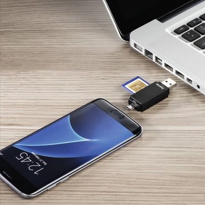 Hama USB 2.0 OTG čtečka karet Basic (181056)