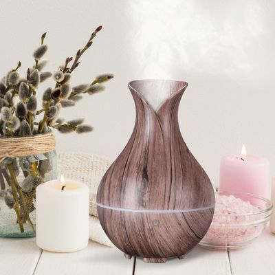 SIXTOL Aroma difuzer Bloom šedé dřevo 200ml