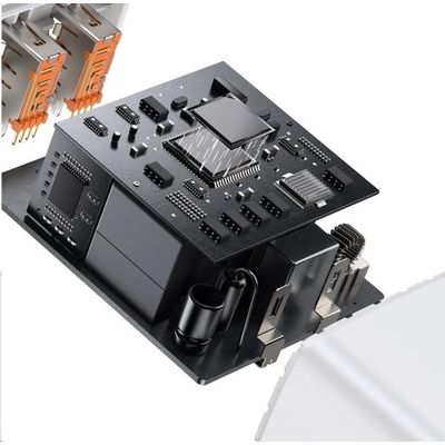 Baseus kompaktní rychlonabíjecí adaptér 2x USB-A, 1x USB-C 30W bílá