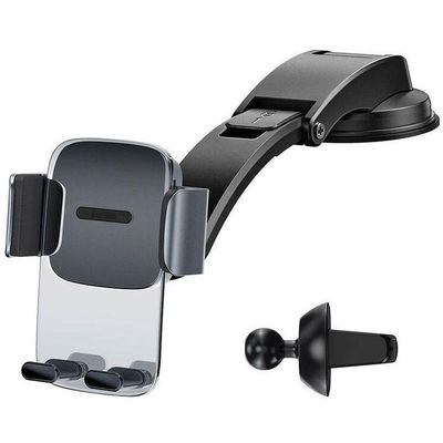 Baseus Easy Control Clamp držák do automobilu s ramenem SET černá