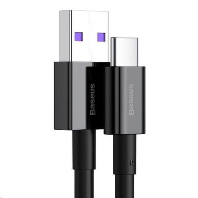 Baseus Superior Series rychlonabíjecí kabel USB/USB-C 66W 1m černá