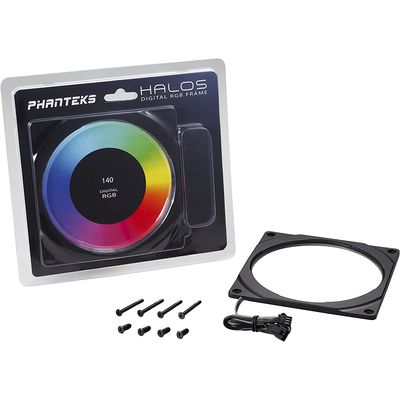 PHANTEKS Halos Digital 140mm rámeček, Digital-RGB - černý