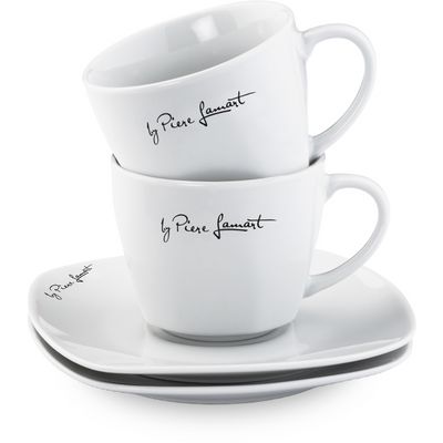 Lamart LT9016 2ílná sada šálků s podšálkem 190 ml, DINE