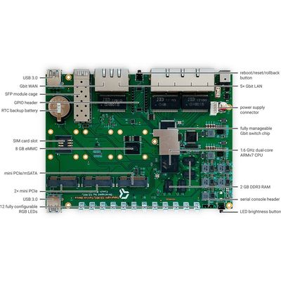 Turris Omnia NO Wi-Fi, RTROM02-FCCNW, silver