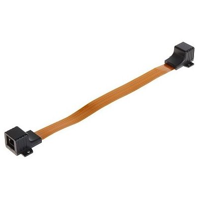EuroLan Okenní průchodka RJ-45/RJ45 měděný pásek