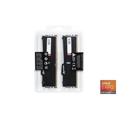 Kingston Fury Beast DIMM DDR5 16GB 5200MHz RGB (Kit 2x8GB), AMD EXPO