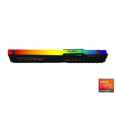 Kingston Fury Beast DIMM DDR5 32GB 6000MHz RGB, AMD EXPO