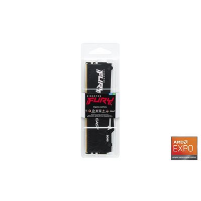 Kingston Fury Beast DIMM DDR5 32GB 6000MHz RGB, AMD EXPO