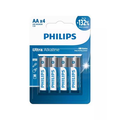 PHILIPS LR6E4B/10 AA Ultra Alkaline baterie (4ks)