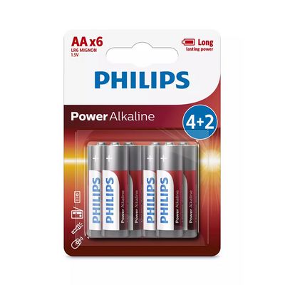 PHILIPS LR6P6BP/10 AA Power Alkaline baterie (6ks)