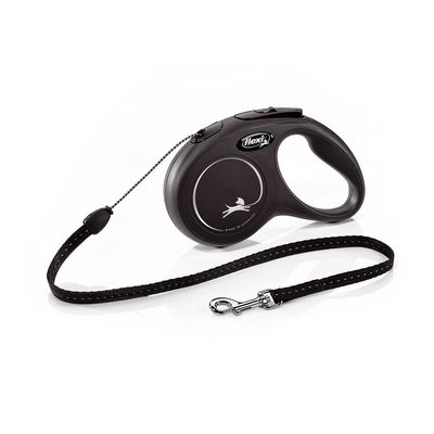 Flexi Vodítko New Classic S lanko 5m/12kg černá