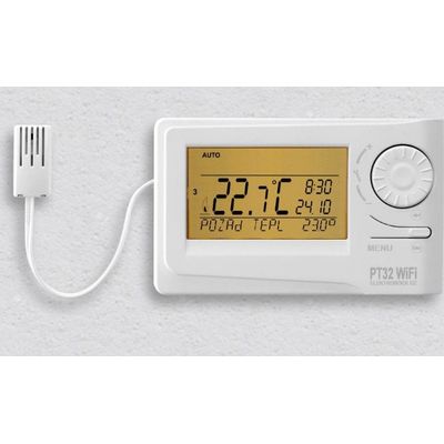 ELEKTROBOCK prostorový termostat s Wi-Fi ovládáním PT32 WIFI