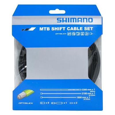 Řadící lanka SHIMANO set pro MTB OT-SP41 OPTISLIC černý
