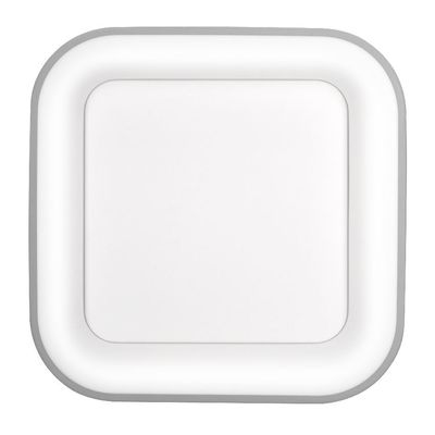 Solight LED stropní světlo čtvercové Treviso, 48W, 2880lm, stmívatelné, dálkové ovládání, šedá
