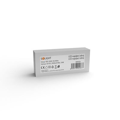 Solight LED napájecí zdroj, 230V - 12V, 2A, 24W, IP20