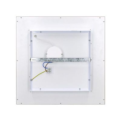 Solight LED stropní osvětlení s dálkovým ovládáním, čtvercové, dekor dřeva, 3000lm, 40W, 45x45cm